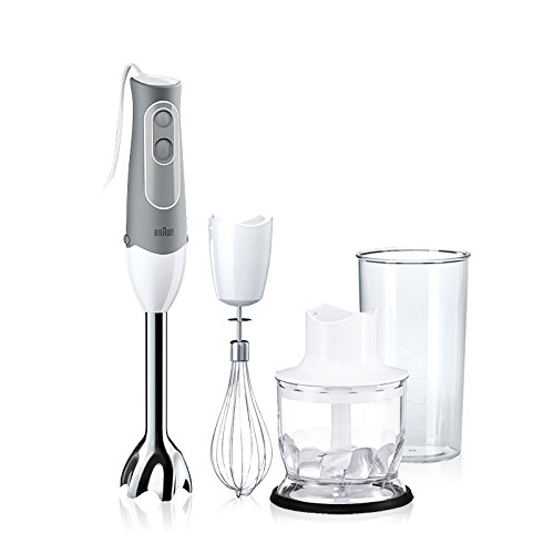 Braun MQ 525 M Omelette Multi Quick 5 Stick Blender, 600 Watt, 0.6 Liter, Grey
