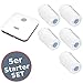 Produktbild Starter Set POPP Heizkörperthermostat Smart Thermostat Heizungssteuerung Z-Wave Color 5er Set