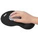 Produktbild Mauspads, ENVEL Mauspad mit Handgelenkauflage Komfort Mat Gel und Rutschfeste Gummi Unterseite für Office gaming, Notebook Computer - schwarz