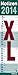 Notizenkalender XL grün 2014 by 