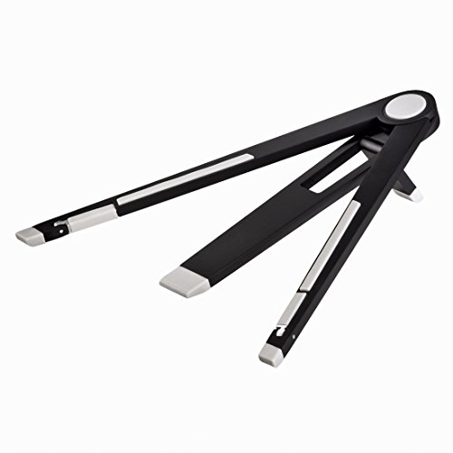 Hama Tablet-Halterung für Tablets/eBook-Reader von 7 - 10 Zoll (17,8 - 25,4 cm), verstellbarer Winkel, schwarz