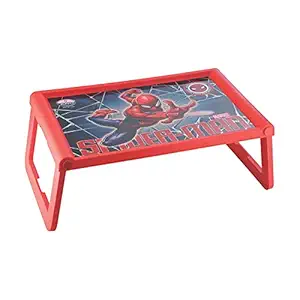 Joyo Marvel Spiderman Printed Cartoon Lap-Desk | Foldable and Portable Kids Study Table & Laptop Desk | Folding Table for Art & Craft Activity, Drawing, Bed & Breakfast Table, Home Study Table