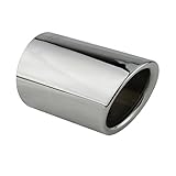 Para tubos de escape redondos, biselados con un diámetro exterior de entre 64-66 mm, de los siguientes automóviles:Audi A1, Audi A3, 8P, 8PA, 8V, 8 VA y Sportback con 1,2TFSI 1,4TFSI 1,6TDI 2,0TDI, para Volkswagen Golf 6 VI, VW Golf 7 VII (no para VW Variant) Volkswagen Polo 6R, para más detalles consulta la descripción o en el buscador de Amazon.