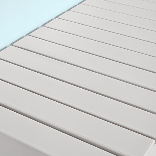 SoBuy® Schuhregal, Sitzbank, Schuhbank mit 2 Jahren Garantie, Breit 50cm, weiß, FSR02-K-W - 4