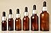 20 ml Wholesale Boston Round Amber Glass Bottles Refillable Essential Oils Drop Bottles Empty Pipette Eye Dropper Serum Bottles Lot Of 50
