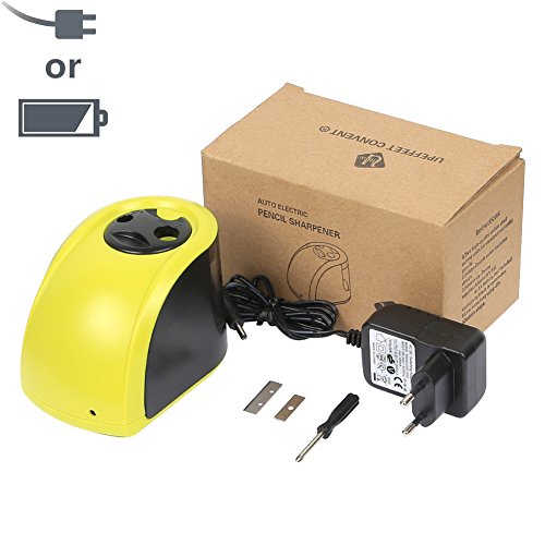 Upeffeet Convent Elektrischer Bleistiftspitzer Anspitzer Electric Pencil Sharpener