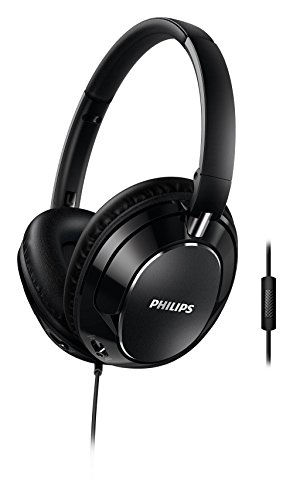 Preisvergleich Produktbild Philips FX5MBK / 00 OverEar-Kopfhörer mit Mikrofon schwarz