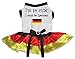 Produktbild Petitebelle Puppy Dog Kleidung Ich muss Deutscher weiß Baumwolle Top Rot Tutu Kleid