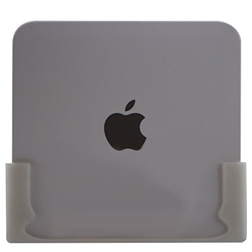 Danish Design Wandhalterung für Apple Mac mini und Time Capsule Modell A1254, A1302, A1355, A1409. Ihr Gerät perfekt auf die Wandmontage. (weiß) - 2
