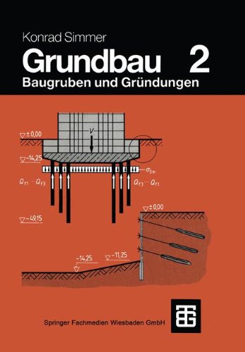 Preisvergleich Produktbild Grundbau: Teil 2 Baugruben und Gründungen (German Edition)
