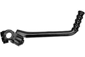 HUOPU Palanca de arranque a patada de pit bike negra plegable de 16 mm para 140-190CC