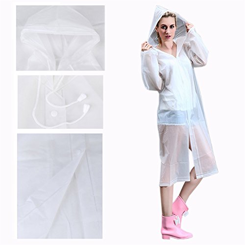 Preisvergleich Produktbild Gearmax® Wasserdicht Regenponcho, Wiederverwendbar Atmungsaktiv Wandern Regencape Für Erwachsene