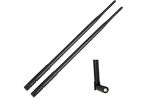 TREADALT-TEC 2.4G 5G 5.8G Dual Band RP-TNC 6dBi Kit de antena para Linksys WRT54GL WRT54G WRT54GS WAP54G WRT54G-TM