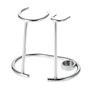 Anself Stainless Steel Shaving Holder Stand for Shaving Razor Brush Bowl, Shaving Tool Organizer - Image 6