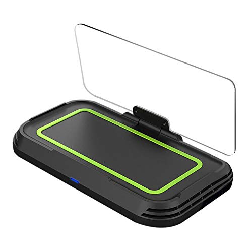 Preisvergleich Produktbild Coseyil Auto-Handy-Wireless-Ladegerät mit HUD-Projektionsnavigator Auto-Kopf Anzeige Windschutzscheibe Geschwindigkeit Projektor
