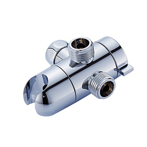 winarrow Triangle Ventil Universal 3-Wege-Dusche Arm-Umstellventil Dusche Arm Splitter für Handbrause Duschen Komponenten mit Brauseabgang chrom - 2