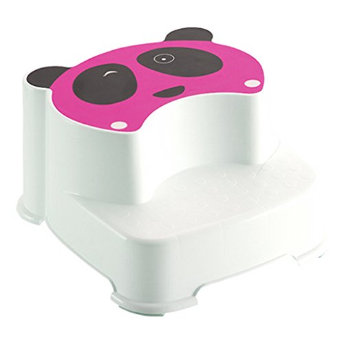 GWELL Toddler's Lovely Non Slip Sturdy Up Step Stool Red