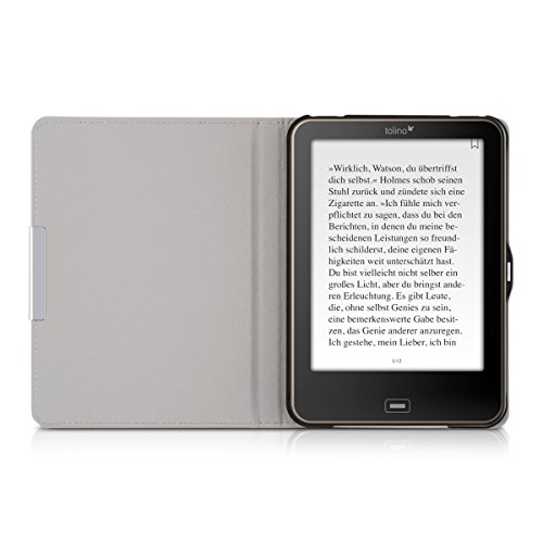 kwmobile Hülle für Tolino Vision 1 / 2 / 3 / 4 HD – Flipcover Case eReader Schutzhülle – Bookstyle Klapphülle Regenbogen Würfel Design Mehrfarbig Grün Blau - 8