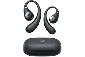 Baseus Eli Sport2 Open Ear Kopfhörer, Open Ear Headphones Sport mit S-Komfortkurve, 45H Playtime, SuperBass 2.0, IPX7, Bluetooth 6.0, 4-Mic KI-klare Anrufe, Sportkopfhörer für Fitness Laufen