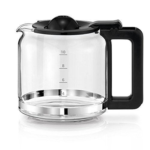 WMF STELIO Aroma Digital Kaffeemaschine Glas (10 Tassen, 24h Timer, Warmhalteplatte) Cromargan - 3