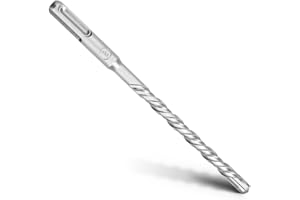 MOXPIFY SDS Plus Foret à béton 8 x 160 mm, avec 4 taillants en carbure et double vis, pour béton, pierre, pierre naturelle