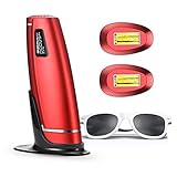 ★ 【Leistungsstarke und professionelle】 HR-Lampe hat 450.000 Blitze und SC & RA-Lampe hat 150.000 Blitze, kann es eine Ganzkörper-Haarbehandlung geben. Es kommt auch mit einer Brille, um Ihre Augen zu schützen, sicher und angenehm zu bedienen.