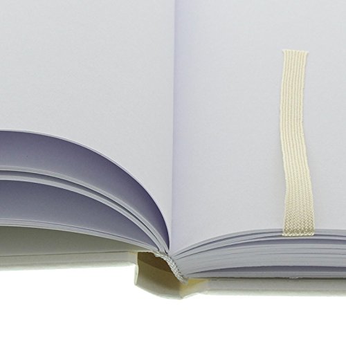 Goldbuch Gästebuch mit Lesezeichen, Love, 25 x 23 cm, 176 weiße Blankoseiten Schreibpapier, Beschichtetes Papier mit Silber- und Rotprägung, Weiß, 48080 - 4