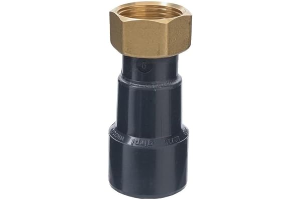 Raccord union PVC pression noir droit F 1" Femelle Ø 32 mm Girpi