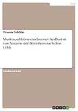 Image de Musiktauschbörsen im Internet. Strafbarkeit von Nutzern und Betreibern nach dem UrhG