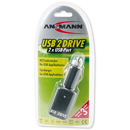 ANSMANN 5711013 USB2DRIVE KFZ/Auto-Ladegerät Netzteil ( 12-24V ) für USB-Anwendungen iPhone iPod MP3 - 3