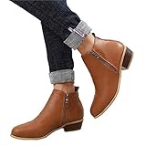botines mujer invierno 2019 [Regalos perfectos] Excelente mano de obra, elegante diseño de cuña baja. También es un regalo ideal para tu novia o tu madre.