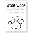 Second Ave Funny Woof Woof Dog Owner Happy Birthday Card