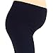 Liang Rou Belly Support Ultra Thin Stretch Maternity Cropped Leggings Black M