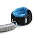 Zicac New Spring Summer Adjustable Soft Baby Toddler Harness Security Elastic Wire Rope Wrist Link Tether Leash Anti Lost Step Walk Hand Belt for Traveling Shopping Exploring (Black)