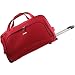Produktbild D & N Reisetrolley Reisetasche Fitness Sport Sauna Tasche Trolley Polyester Rot 7713 Bowatex