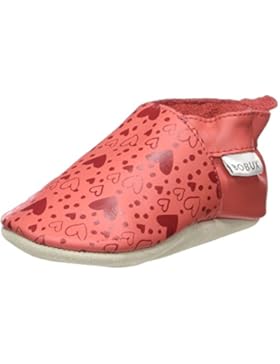 Bobux Baby Mädchen Herzdruck Rot Slipper