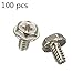 Produktbild Doradus 100pcs Zahn Hex 6/32 PC Gehäuse Festplatte Motherboard Befestigungsschrauben