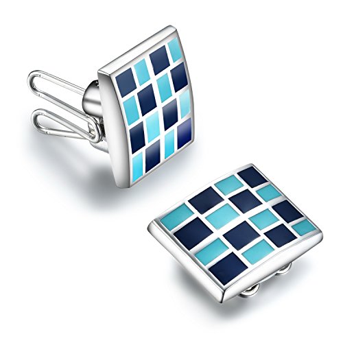 Cubre Botones Mar geométrico - La Alternativa a Los Gemelos para Camisas Ordinarias