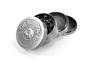 GENERIC 2.5 inch 6cm Spice Grinder Large Spice Mill, Heavy Duty Aluminium Mill, Extra Sharp Grinder,Spice Herb Grinder (Silver)