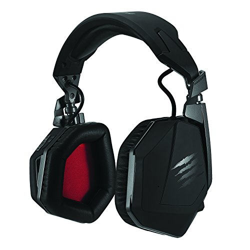 Mad Catz F.R.E.Q. 9 Binaurale Diadema Negro auricular con micrófono - Auriculares con micrófono (PC/Juegos, Binaurale, Diadema, Negro, Alámbrico/Inalámbrico, Circumaural)