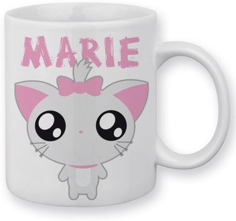 Fluffy Chamalow Marie the Cat Mug (Aristocats) Chibi Kawaii Chamalow Shop