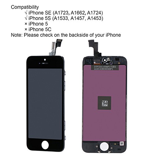 Pantalla T ctil para iPhone SE 4 0 Negro - BeeFix LCD Retina Display con Juego de Ensamblaje Completo de Instrucciones reviews Pantalla T ctil para iPhone SE 4 0 Negro - BeeFix LCD Retina Display con Juego de Ensamblaje Completo de Instrucciones