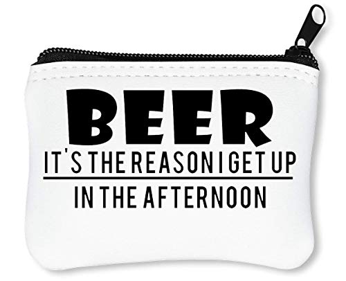 Preisvergleich Produktbild Beer The Reason Car Sticker Reißverschluss-Geldbörse Brieftasche Geldbörse