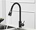 Produktbild YLG Pull Out Kitchen Tap, Küche Spültischarmatur Küchenarmaturen, Matt Schwarz