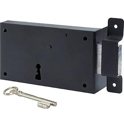 Bricard - Serrure en applique Bricard monopoint horizontale Pour porte de cave Ouvrant Droite Axe 75 mm