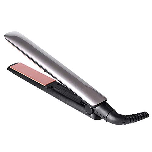 L Z Hair Straightener Tool Smooth hair Straightener with LCD Monitor Perm Instant Heating 450F Temperature for all hair styles  Safe Automatic off  global voltage   Silver 1 inch wide