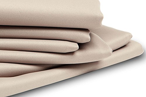 Moondream Winter & Sommer Blickdichter Wärmeschutzvorhang in Beige – Eierschalenfarben, größe cm mit Ösen - 2