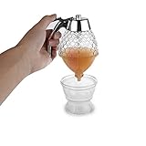 tarro miel boda Ampliamente utilizado: este dispensador tiene capacidad para aproximadamente 227 g de miel, jarabe, o cualquier líquido, ahorrándote la molestia de volver a rellenarlo constantemente. Simplemente vierte el contenido en el recipiente de cristal y ponle la tapa. ¡Listo!