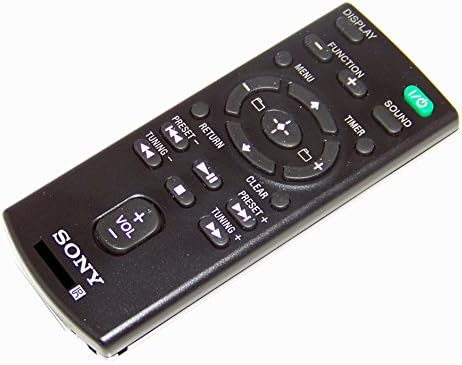 OEM Sony Remote Control Originally Shipped With: CMT-X5CDB, CMT-X5CD, CMT-X7CDB, CMT-X7CD, CMTX5CDB, CMTX5CD