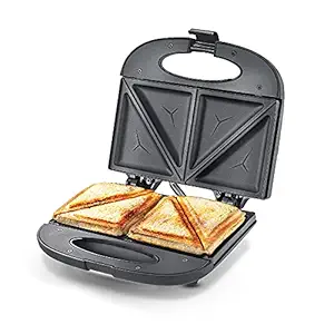 Prestige Sandwich Maker with Sandwich plates - PSMFV, Black, Small